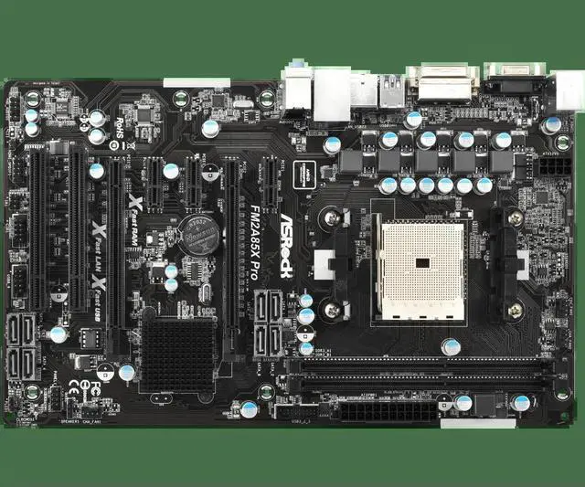 Alt view image 2 of 3 - FM2A85X Pro A85X Motherboard Socket FM2 DDR3 32G ATX PCIe 2.0 x16 2xSATA support A10-6800K HD 8670D X4 760K cpu