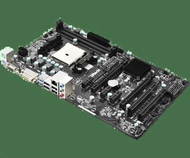Alt view image 3 of 3 - FM2A85X Pro A85X Motherboard Socket FM2 DDR3 32G ATX PCIe 2.0 x16 2xSATA support A10-6800K HD 8670D X4 760K cpu