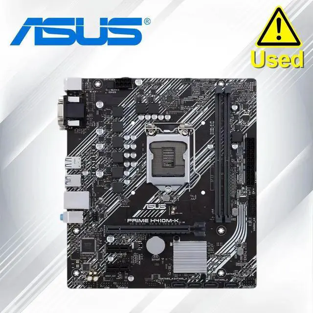 Main image of PRIME H410M-K H410 LGA 1200 MICRO ATX DVI VGA USB 3.2 GEN 1 TYPE-A 1 GB ETHERNET