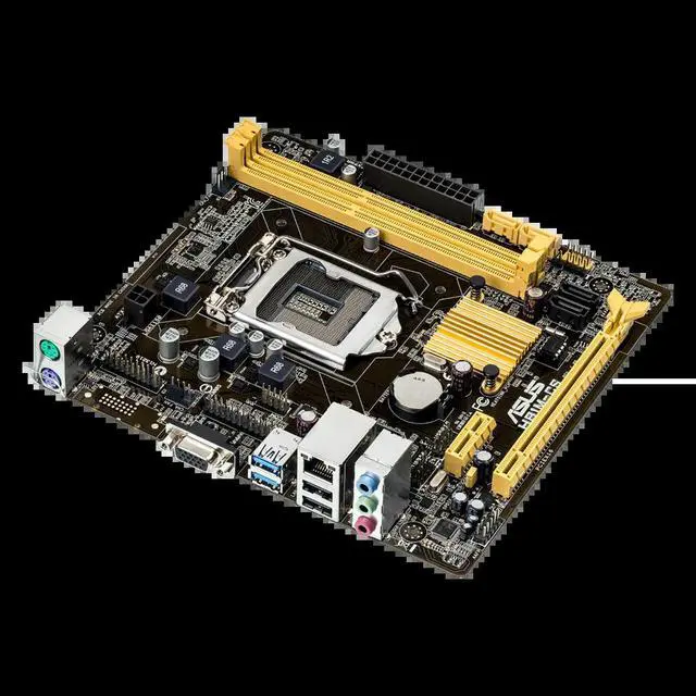 Alt view image 3 of 3 - H81M-CS H81 Motherboard LGA 1150 DDR3 16 GB support Core i5-4690 i3-4130 i3-4150 i3-4170 i5-4570 cpu Micro ATX