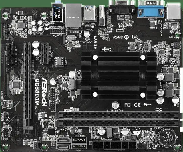 Alt view image 2 of 3 - QC5000M Motherboard Integrated Radeon HD 8330 Graphics FT3 Kabini A4-5050/5000 Quad-Core APU DDR3 32GB M-ATX