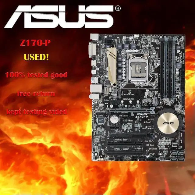 Main image of Z170-P Desktop Motherboard Z170 Socket LGA 1151 i7 i5 i3 DDR4 64G M.2 SATA3 USB3.0 USB DVI HDMI ATX
