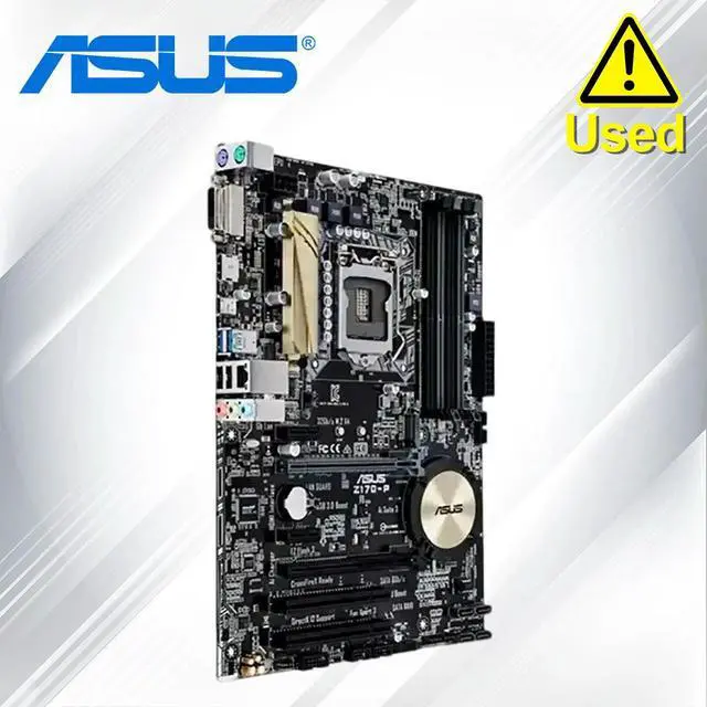 Alt view image 2 of 3 - Z170-P Desktop Motherboard Z170 Socket LGA 1151 i7 i5 i3 DDR4 64G M.2 SATA3 USB3.0 USB DVI HDMI ATX