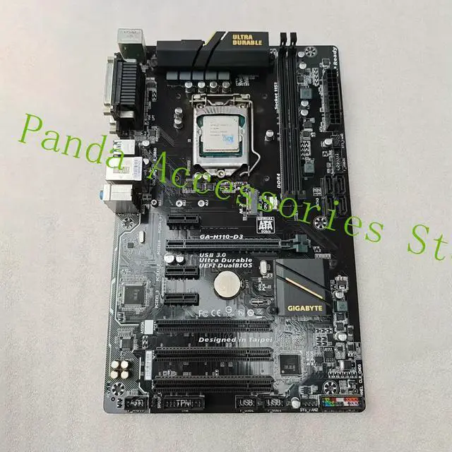 Main image of GA-H110-D3 motherboard DDR4 USB 3.0 with PCI slot COM H110-D3