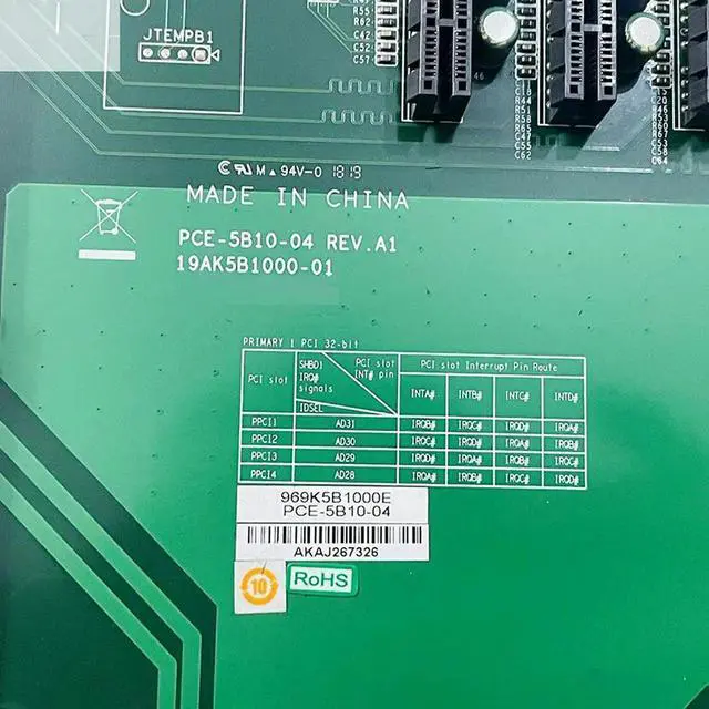 Alt view image 2 of 3 - Stable Performance High Reliability PCE-5B10-04 Rev:A1 PCE-5B10 For Advantech Industrial Computer Backplane 4 PCI 4 PCIEX1