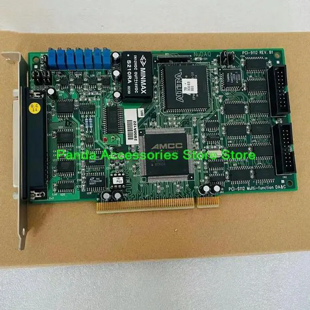 Alt view image 2 of 3 - For ADLINK PCI Acquisition Card Multifunctional Data Acquisition Card Tested PCI-9112 REV. B1