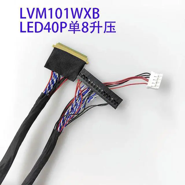 Alt view image 3 of 3 - LVM101WXB-NNO-5 special screen line LVM101WXB-LED40P single 8-step-up LVDS screen line with backlight