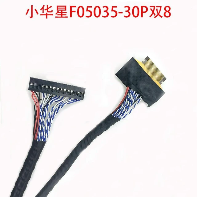 Alt view image 3 of 3 - F05035-30P Double 8 Small Huaxing Optoelectronic FPC30P Double 8 Definition SG2381B02 LCD Line High Score Double 8