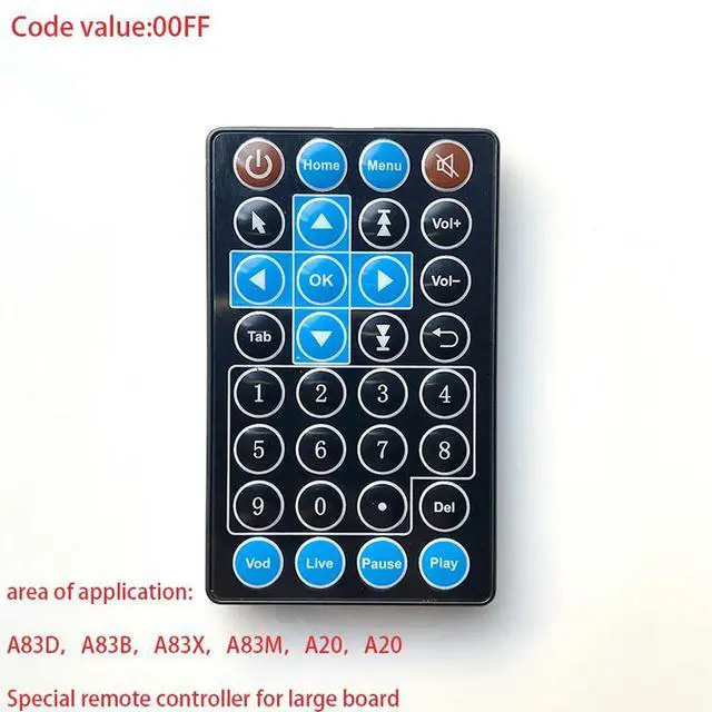 Main image of Advertising machine display machine Android board infrared remote controller A83D A83B A83X A83M A20 Dedicated remote controller