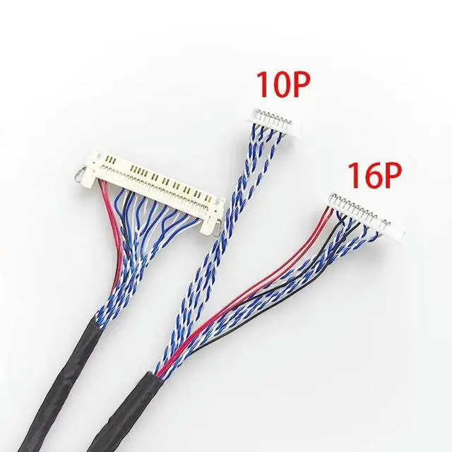 Alt view image 2 of 3 - FIX30P double 6-screen cable 1.25-pitch patch plug-in LVDS lever audio KTV karaoke machine singing bar speaker screen cable