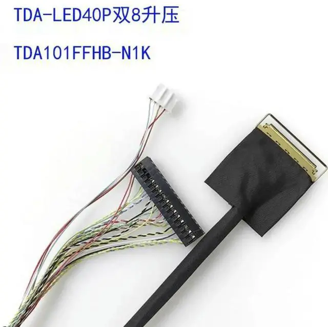 Main image of TDA101FFHB-N1K Screen Line 20454-40P Double 8 LED Wide Temperature Industrial Control Screen Line Customization with Backlight
