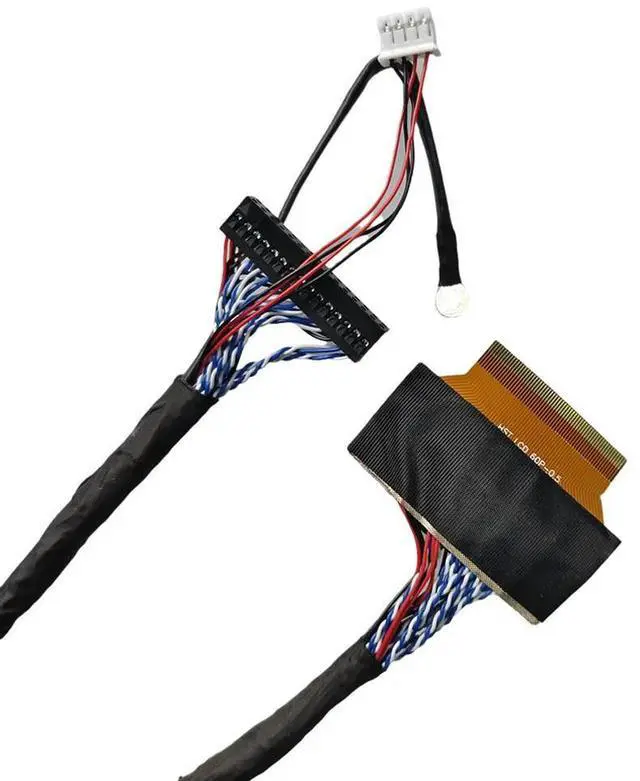 Main image of 15.6-inch AU screen welding FPC60P to DuPont 30P backlit TV advertising machine LVDS screen line 0.5 spacing.