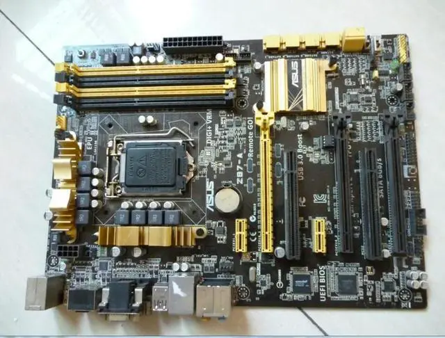 Alt view image 3 of 3 - Z87-A Motherboard Z87 Socket LGA 1150 I7 I5 I3 DDR3 32G SATA3 USB3.0 ATX
