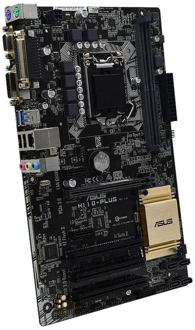 Alt view image 2 of 3 - H110-PLUS Motherboard LGA 1151 H110 DDR4 32GB supportCore i3-6300 i3-7300 i5-6500 i7-7700 i5-7400 cpu ATX