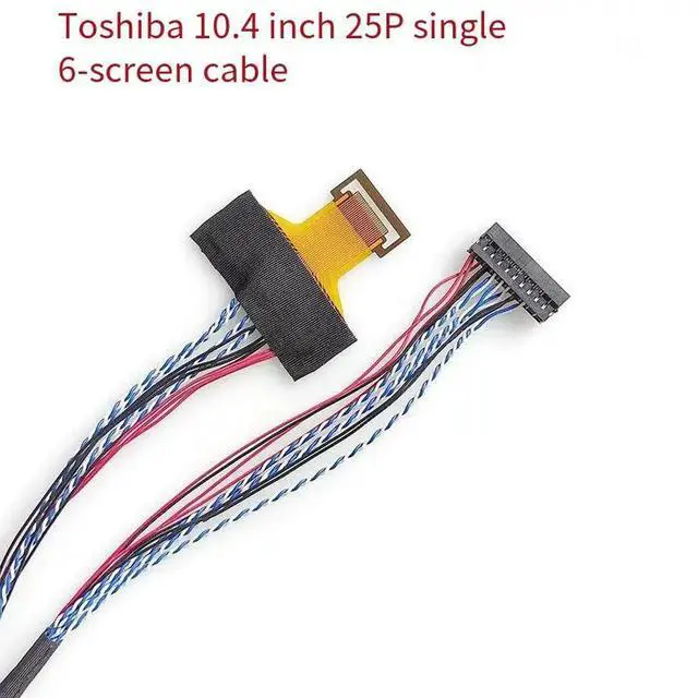 Alt view image 2 of 2 - For 10.4 inch LTD104 screen line Lehua conventional line small FPC-25P single 6 defines 0.4MM spacing