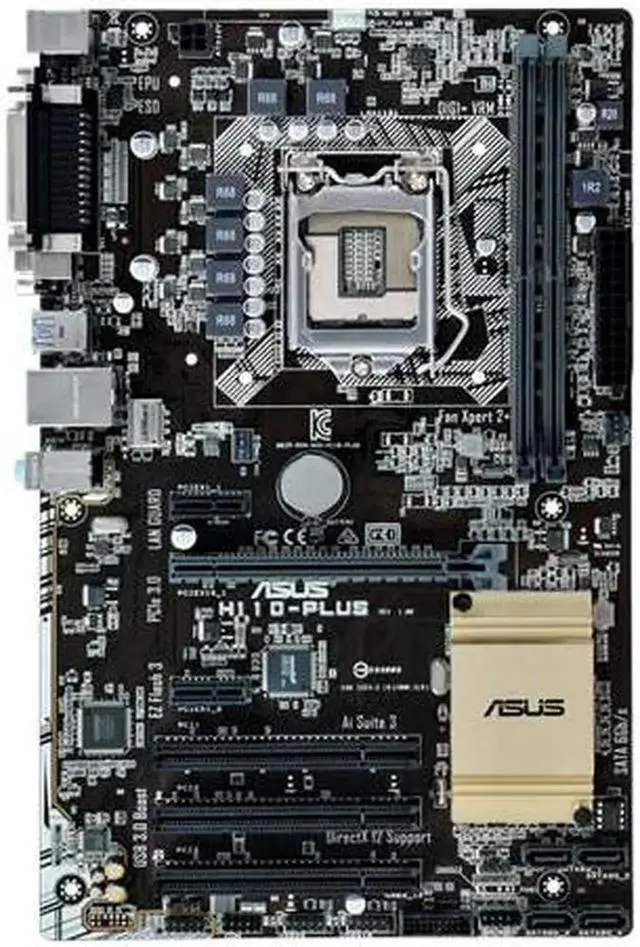 Alt view image 2 of 3 - H110-PLUS Motherboard H110 LGA 1151 Motherboard DDR4 32GB support i3-7100 i3-6100 i5-6400T i5-6600 i7-6700 i7-7700T