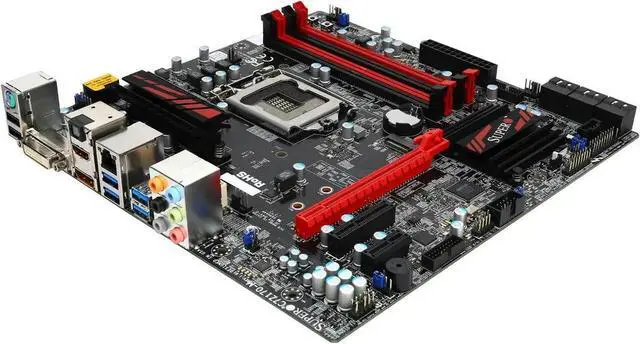 Alt view image 3 of 3 - C7Z170-M Motherboard Z170 LGA 1151 DDR4 64GB ATX support Core i3-6100 7300 6400 7600 7700 cpu