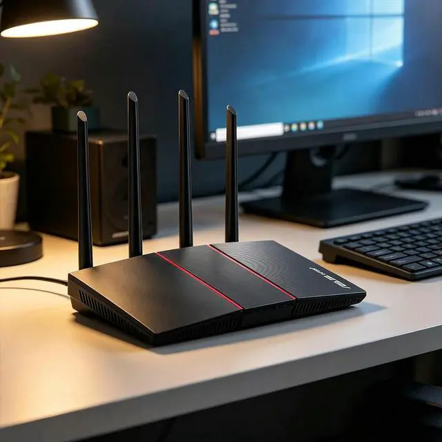 Alt view image 3 of 3 - RT-AX56U 230×134×56mm 880g Maximum transmission speed 1800 Mbps