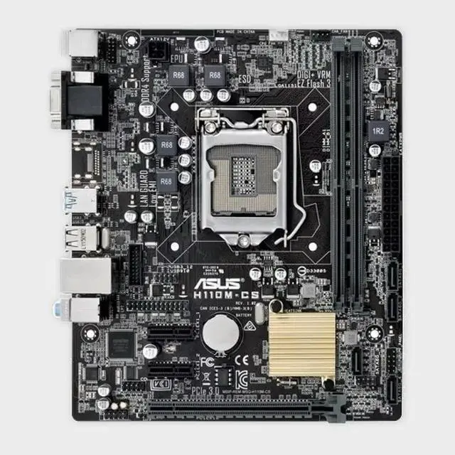 Main image of H110M-CS Motherboard LGA 1151 DDR4 32G SATA3 VGA DVI Micro-ATX Supports 6400 7300 6300 7600 6100 cpu