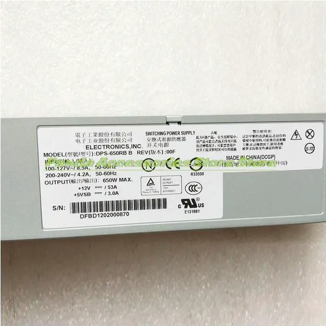 Alt view image 5 of 6 - DPS-650RB B Server Power Supply 650W