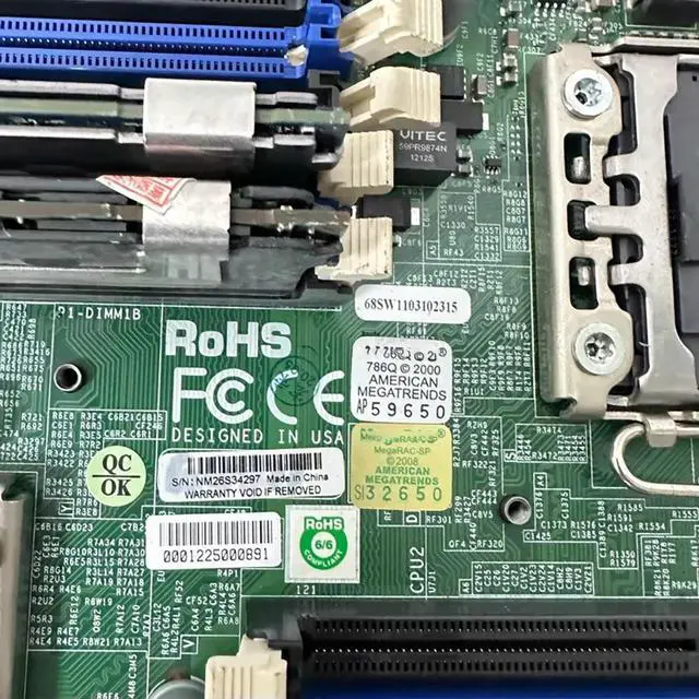 Alt view image 5 of 6 - Easy Install X8DT3-F For Motherboard SATA2 PCI-E 2.0
