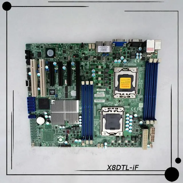 Alt view image 5 of 6 - X8DTL-iF Server Motherboard 5500 (Tylersburg) Chipset Dual-way Xeon 1366 With Remote Support X5650