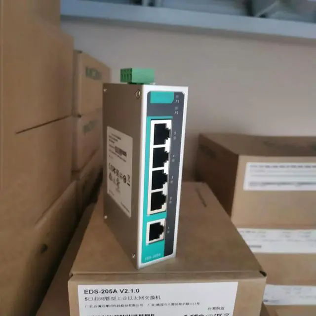 Alt view image 6 of 6 - Stable Performance Easy Install 5-port 100 Gigabit Switch EDS-205A