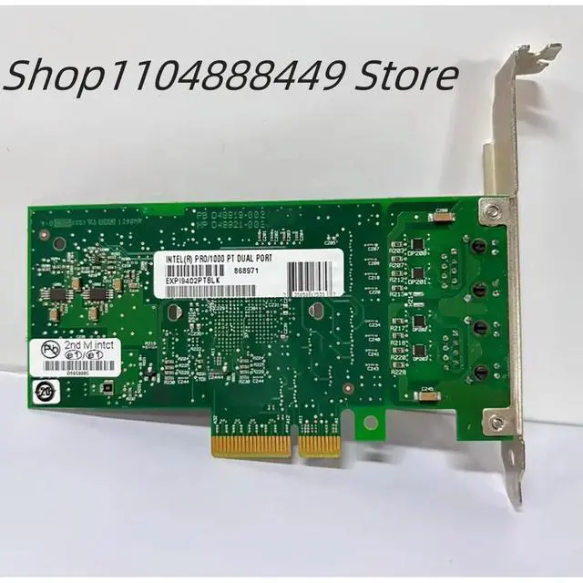 Alt view image 2 of 2 - EXPI9402PTBLK Dual-port gigabit network card EXPI9402PT 82571GB