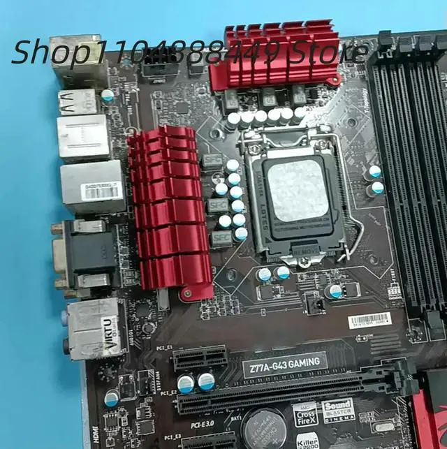 Alt view image 3 of 3 - Z77A-G43 GAMING motherboard