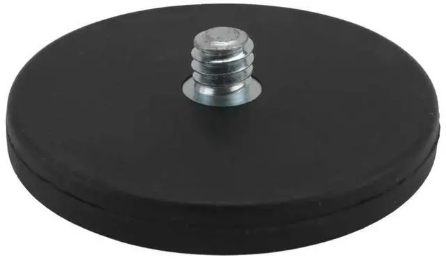 Alt view image 3 of 3 - Magnetic Suction Bracket Base 1/4 Inch Screw Thread Hole Action Camera Holder Camera Photography Accessories