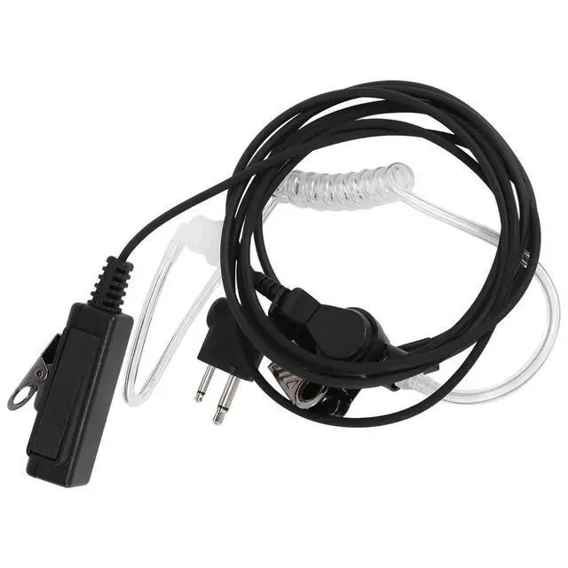 Alt view image 2 of 3 - Covert Acoustic Tube Security Earpiece Headset PTT Mic Compatible for CP040 DP1400 GP68 GP88