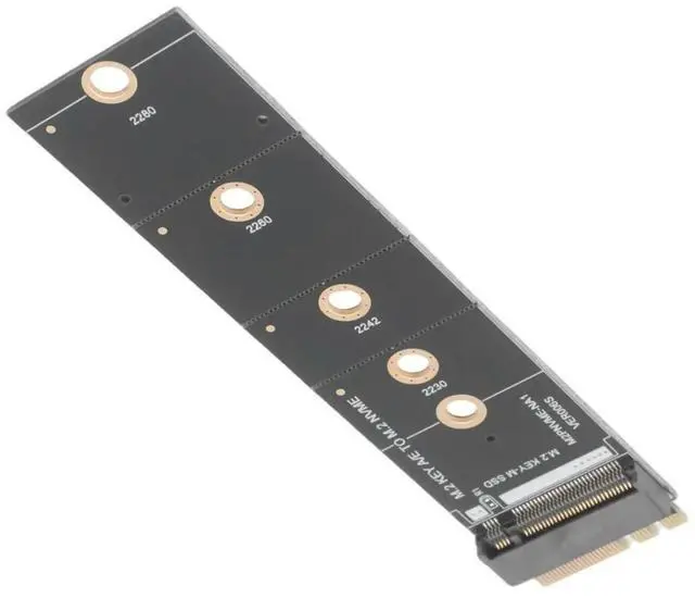 Alt view image 3 of 3 - M.2 A+E KEY Slot To M.2 NVME Adapter Card NGFF To KEY-M Expansion Card NVMe PCI Express SSD Port Expansion Adapter