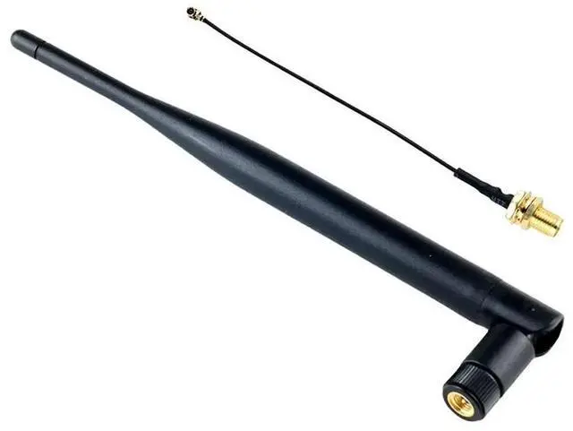 Alt view image 2 of 3 - 1PCS 868MHz LoRa Antenna SMA Male 5DBi Omni-Directional Antenna with SMA Female Connector Cable for Meshtastic Lora IoT