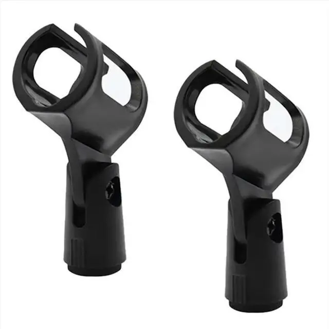 Alt view image 3 of 3 - 2pcs Universal Microphone Stand Clips Adjustable Mic Clamp Mount Holders for Secure and Flexible Placement