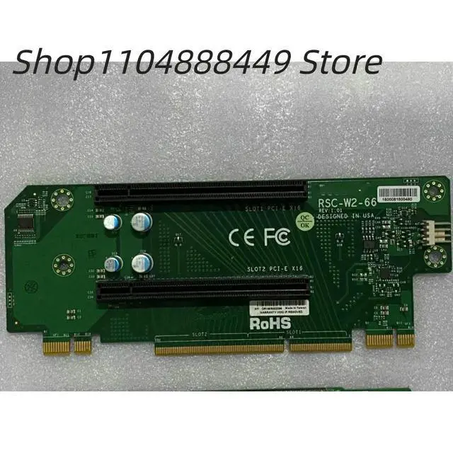 Alt view image 2 of 3 - RSC-W2-66 PCIE expansion card