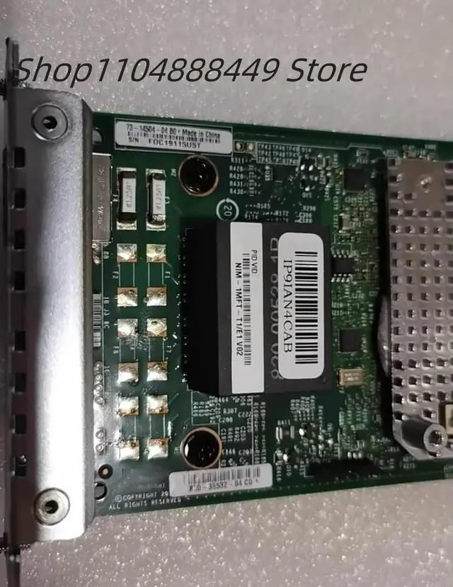 Alt view image 3 of 3 - NIM-1MFT-T1/E1 NIM-1MFT-T1E1 Voice module interface card