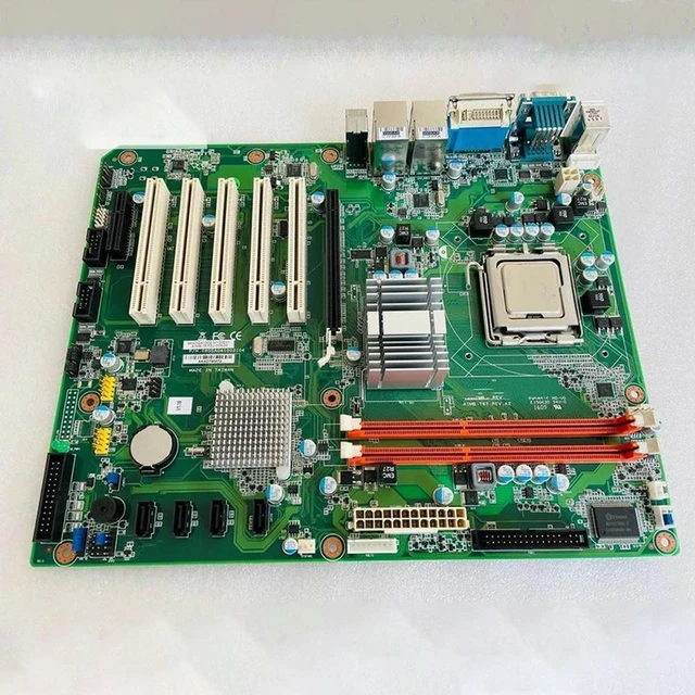 Alt view image 6 of 6 - AIMB-767G2-00A2E AIMB-767 AIMB-767G2 Industrial Computer Motherboard Dual Network Port G41 5 PCI