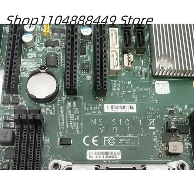 Alt view image 3 of 3 - MS-S1011 dual X79 motherboard