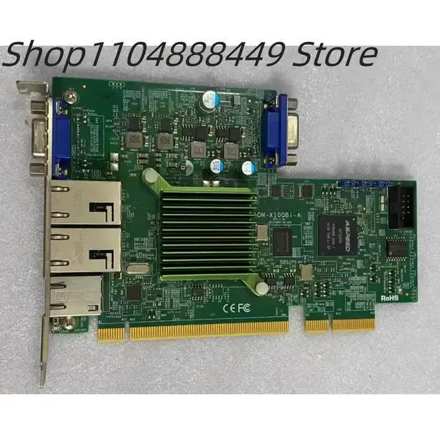Alt view image 2 of 3 - X10QBI motherboard AOM-X10QBi-A SPI board