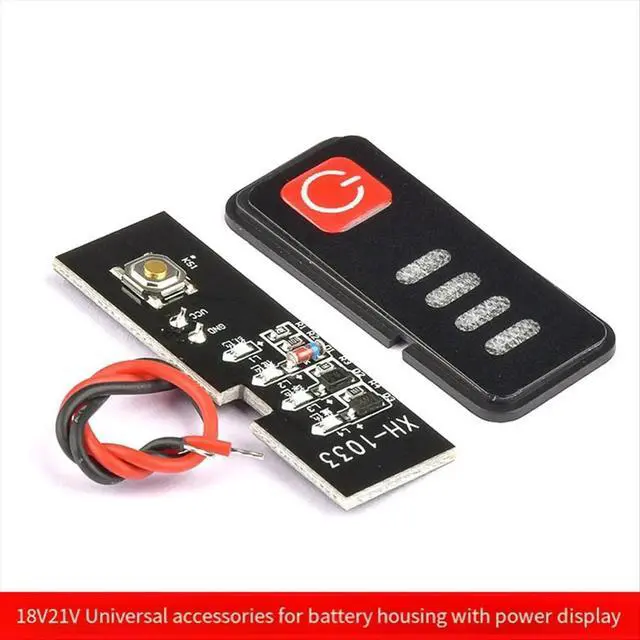 Alt view image 2 of 3 - Electric Drill Indicator LED Display for Makita 18V/21V Lithium Batteries Capacity Visual Tool