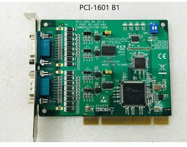 Alt view image 3 of 4 - Stable Performance PCI-1601 B1 For Advantech 2-port RS-422/485 PCI Card Includes Surge Protection