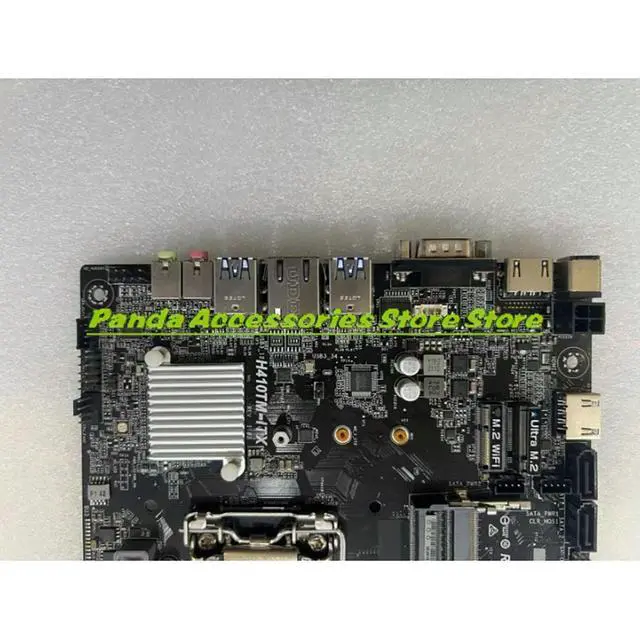 Alt view image 4 of 6 - H410TM-ITX 510 Motherboard Industrial Control Ultra-Thin Mini Mainframe Motherboard