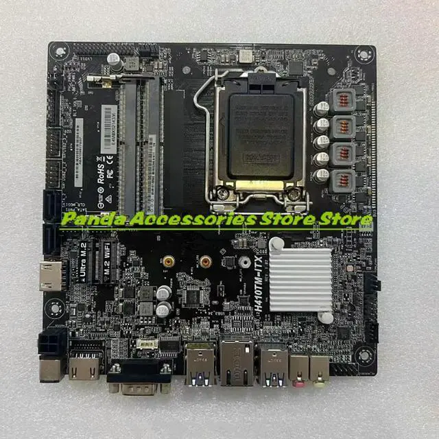 Alt view image 5 of 6 - H410TM-ITX 510 Motherboard Industrial Control Ultra-Thin Mini Mainframe Motherboard