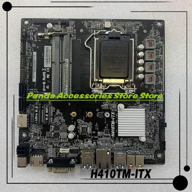 Alt view image 6 of 6 - H410TM-ITX 510 Motherboard Industrial Control Ultra-Thin Mini Mainframe Motherboard