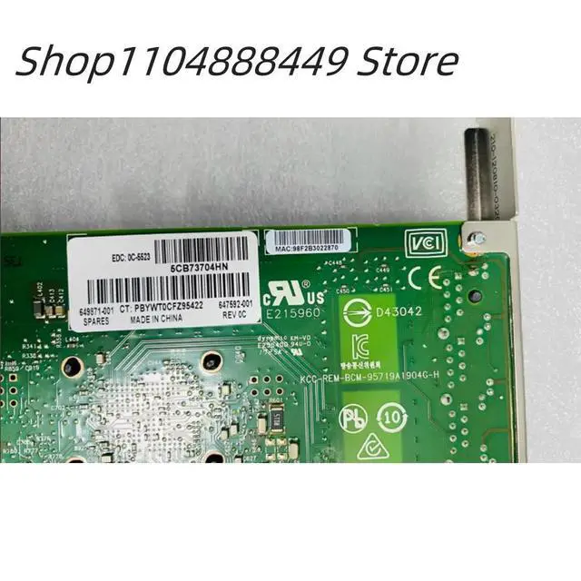 Alt view image 3 of 3 - I340-T4 E1G44HTG1P20 4-port Gigabit network card