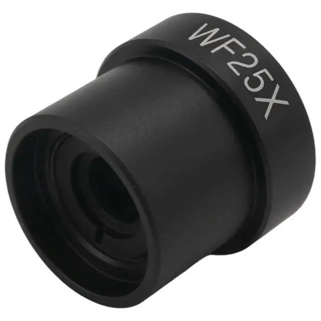 Alt view image 2 of 3 - WF25X Microscope Eyepiece 12mm Wide Field of View for 23.2mm Mount Port Biological Microscope