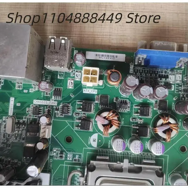 Alt view image 2 of 2 - DG31PR industrial control motherboard ICES-003 CLASS B