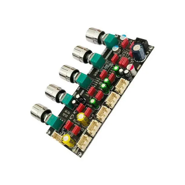 Alt view image 3 of 3 - JRC2068 HiFi Preamplifier Board Stereo Treble Bass Frequency Volume Control DC 12-30V XH-2.54mm Input For Speaker Subwoofer PRO1