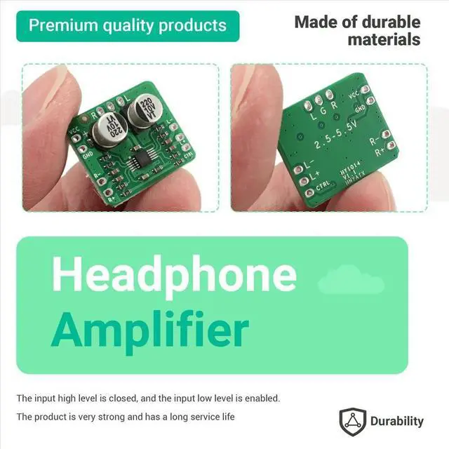 Alt view image 3 of 3 - Headphone Amplifier Board 150 MW Audio Differential Balanced TPA6112 & SGM4812 HIFI Amp Module Speaker Module