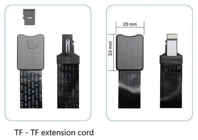 Main image of 46CM TF to TF Card Extension Cable Card Reader TF Memory Card Extender Extension Adapter Cable for Car GPS